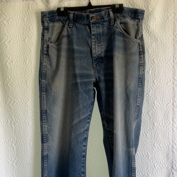 Rustler Blue vintage Straight Jeans wrangler western - Picture 4 of 9